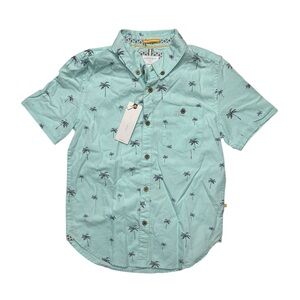 🔥 5 for $30 🔥 NWT Cactus Boys Short Sleeve Button-Up Shirt | Size 7